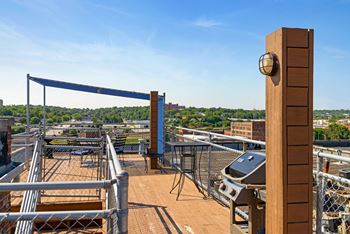 Rooftop patio